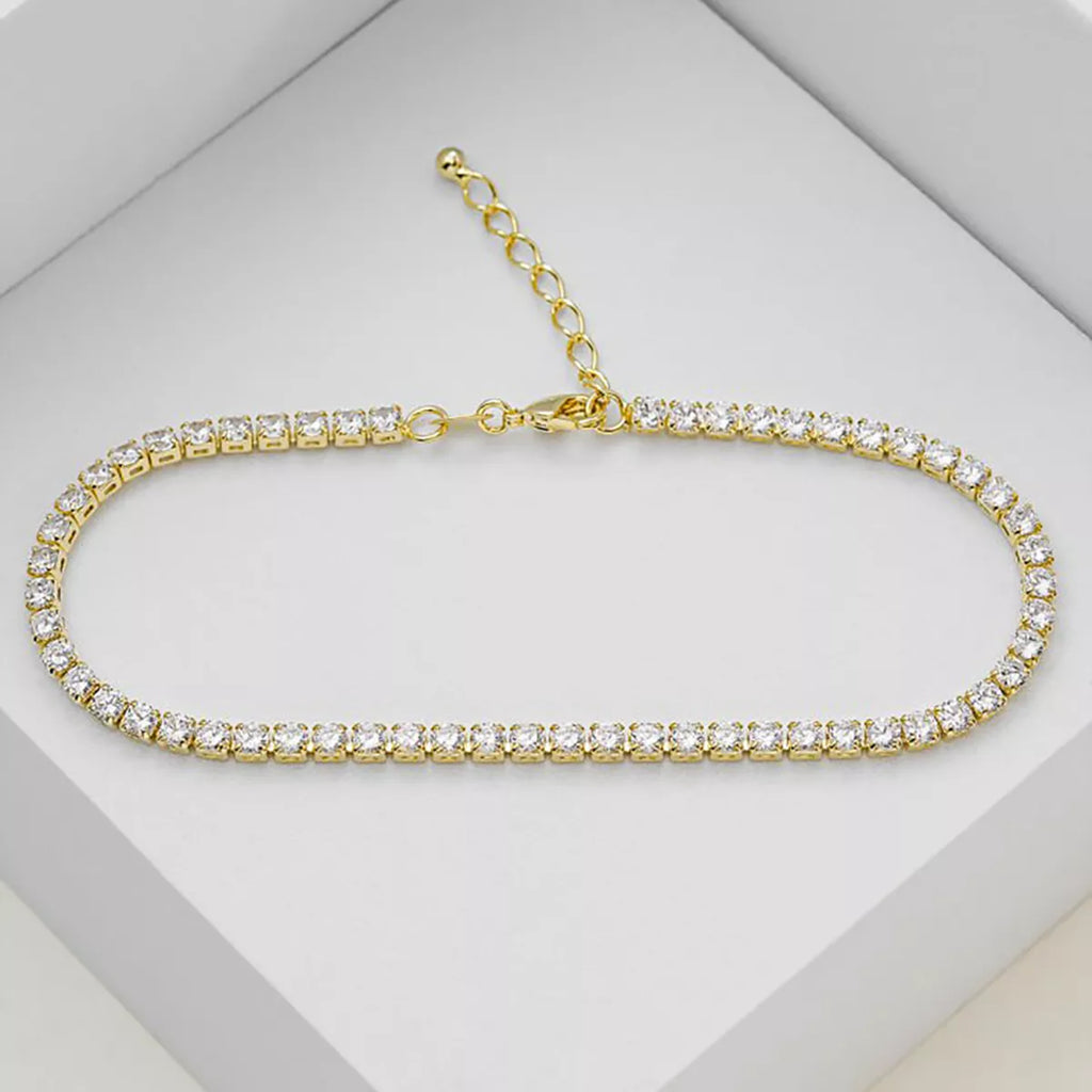 T Circonias Cristal Unisex 22 Cms + Extensor
